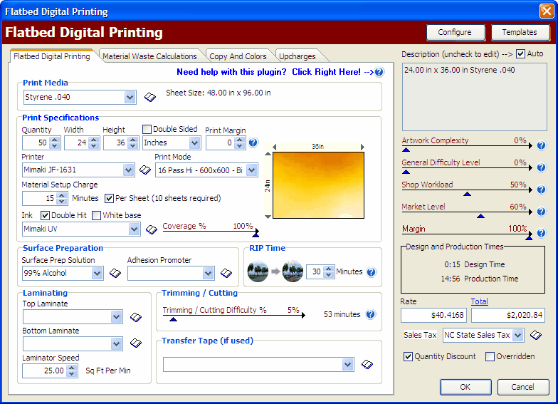 Flatbed Digital Printing Plugin